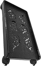 Generic Computer Host Bracket Phone Stand Gaming Tower Computer Tower Stand Computer Stand Adjustable Crib Wheels Mobile Stand Fan Record Carts Case CPU Cart Amp Laptop Stand Black Iron