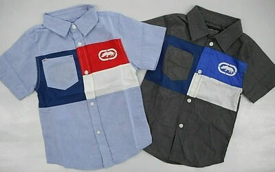 Toddler/Boys Ecko Unltd $30/$32 Assorted S.S. Casual Button-Down Shirts Sz 2T-10