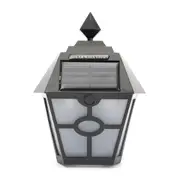 Solar Powered Wall Light Mount Led Landscape Fence Yard Garden Path Lamp Outdoor