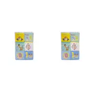 2x 6pc Cuddle Bug Baby/Toddler Educational Blocks Soft Play Toys 7x7cm Assorted