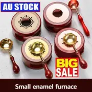 DIY Wax Furnace Stove Pot with Spoon Wax Seal Warmer Kit Safe for Craft SuppliVN