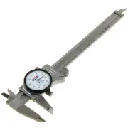 Premium Dial Caliper 6"/0.001" Precision Double Shock Proof Solid Hardened Stain