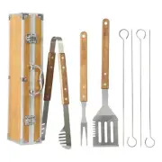 Gibson Home Barbecue Pro 8 Piece Stainless Steel Barbecue Tool Set with Carry Bo