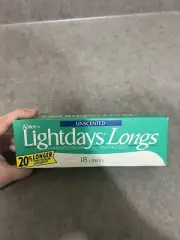 Vintage 1980s Kotex Lightdays Longs Pantiliners 18 Feminine Hygiene PROP NEW