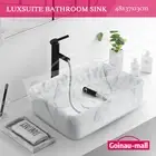 Vanity Ceramic Basin Bathroom Hand Washing Bowl Sink Above Counter Top Mount