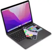 Pro Shortcut US Version Silicone Keyboard Cover Skin for 2023 MacBook Final Cut