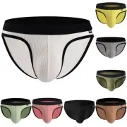 Hot Sale Briefs Bulge Pouch Underpants Elastic Waist Briefs Man Underwear