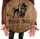Bar Sign Buffalo Trace Kentucky Bourbon Inspired by Whiskey Barrel 18 Inch