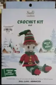 Needle Creation Christmas Elf Crochet Kit NEW