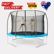 12 Ft SpringlessTrampoline Safety Enclosure Ultimate Outdoor Fun Birthday Gift