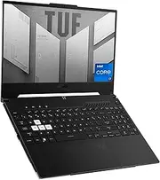 [ASUS] TUF Dash 15 (2022) Gaming Laptop, 15.6” 144Hz FHD Display, Intel Core i5 12450H, GeForce RTX 3050 Ti, 8GB DDR5, 512GB PCIe SSD, Thunderbolt 4, Wi-Fi 6, Windows 11 Home, Off Black, FX517ZE-RS51