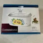 CORNING WARE 1.5 QT / 1.5 L. "SUNSATION " COVERED CASSEROLE # 6019800 NIB 1996