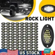White 100pcs LED Under Underglow System Neon Underbody Light Kit Lamp Waterproof