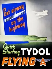Tydol Flying A Quick Starting Gasoline NEW Metal Sign:12x16 Ships Free