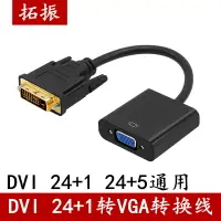 在飛比找樂天市場購物網優惠-dvi-d轉vga24+1顯示器轉接頭電腦轉換口轉換器線di