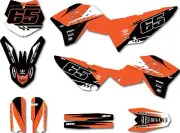 Graphics kit fits KTM 65 2009 - 2015 models Account style stickers decals