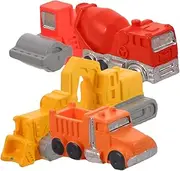 Yardwe 5pcs Engineering Vehicle Model Micro Landscaping Toys Construction Vehicle Toys Construction Toy Vehicles Construction Site Diecast Landscaping Vehicles Toy Road Construction Resin