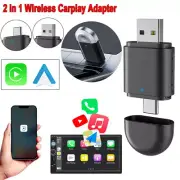 Wireless Apple Carplay Android Auto Adapter Car Play Dongle Navigation Playe