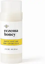 [ECZEMA HONEY] Gentle Face & Body Lotion Stick - Moisturizing Colloidal Oatmeal Hand Cream for Extremely Dry Skin - Eczema Lotion Helps Psoriasis, Dermatitis & More (2.2 Oz)