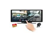 Elinz 10.26" Dashboard Carplay & Android Auto Real 4K + 1080P Dual Dash Cam Camera WiFi ADAS Smart Driving Assistant Car DVR 32GB U3 Card