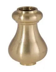 B&P Lamp 2 1/8 Inch Turned Brass Column