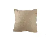 Maine & Crawford Idania 50x50cm Hessian Fringed Cotton Cushion Pillow Mustard
