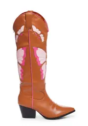 [Lemon Drop by Privileged] Tan Mallow Cowboy Boots
