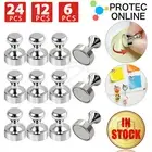Strong Fridge Magnets Push Pins for Noticeboard Fridge Pinboard Magnetic Board