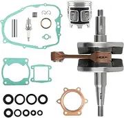 Engine Rebuild Kit Crankshaft Piston Gasket For 88-06 Compatible With Yamaha Blaster 200 YFS200