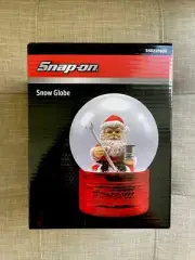 Snap-On Limited Edition Christmas Promo Snow Globe Music Box, RARE NEW