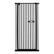 riin Extra Tall 150cm Baby Pet Security Gate Metal Safety Guard Tension Pressure Mounted for Children Dog Kitten Adjustable Width Range 75-85cm Largest Gap Between Bars 42mm Model Main Black
