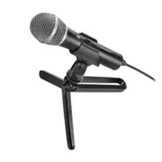 Audio-Technica ATR2100x-USB Handheld Cardioid Dynamic USB/XLR Microphone w/On/off switch &headphone volume control Stand clamp for 5/8"-27 threaded stands; tripod desk stand [ATR2100x-USB]