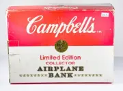 Campbells Soup Airplane Bank