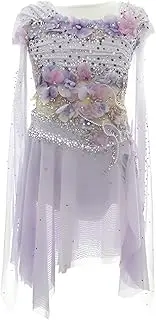 [Zagitova] Ice Figure Skating Dress for Girls Applique Women Customizable Competition Dance Outfit with Shiny Rhinestone