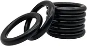 Rubber O Rings, 100 Pcs Nitrile Rubber O-Rings, 7mm x 14mm x 3.5mm, 14mm OD, 7mm ID, 3.5mm Width, Black(10mm x 17mm x 3.5mm)