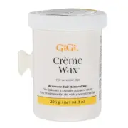 GiGi Cr?me Wax for Sensitive Skin - Microwave Hair Removal Wax, 8 Ounces