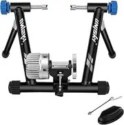 Unisky Fluid Bike Trainer Stand Indoor Riding Professional Stationary Bike Stand with Noise Reduction Wheel Steel Bicycle Exercise Training Stand for 26-29 inch or 700c Wheel