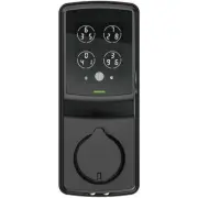 Lockly Secure Plus Smart Deadbol Lock - Matt Black Fingerprint / Bluetooth /