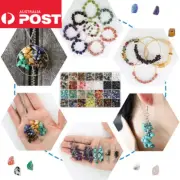 50g Drilled Gemstone Chips Amethyst Mix Crystal Stone Beads Quartz Jewelry DIY