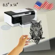 400sheets，Waterproof Milky Transparency Inkjet Film Silk Screen Printing8.5"x14"
