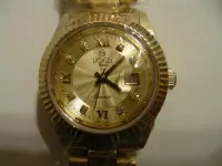 在飛比找Yahoo!奇摩拍賣優惠-HOGA氣質機械金女錶