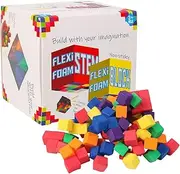 Soft Stacking Blocks,Building Stacking Blocks for Shapes and Colors Learning | Children-Friendly Bath Cubes Toys for Daycare Center, Kindergarte
