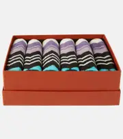 [Missoni] Missoni Giacomo set of 6 terry face towels One Size multicoloured