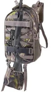 Hunting Backpack with Waterproof Rain Cover Camo Backpack with Bow and Rifle ...