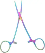 Abaodam Stainless Steel Pet Ear Hair Forceps Non Slip Ergonomic Design for Dog Cat Grooming Durable Hair Removal Tool for Easy Cleaning and Maintenance
