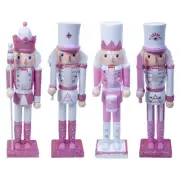 Nutcracker Soldier King for Holiday Christmas Decorations Shelves Tables Display