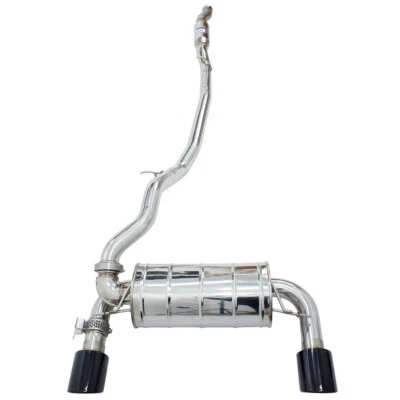 Invidia Q300 Valved Cat Back Exhaust w/Black Tips for Ford Focus RS Mk3 LZ 16-17 (for: Ford)
