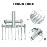 1x Steel Car Body 8 Finger Dent Repair Puller Claw Hook For Slide Hammer Tool