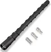 Bingfu Car Antenna Short Universal Car Roof Aerial Car Antenna Replacement FM AM Antenna Roof Mount Vehicle Antenna 18cm with M4 M5 M6 Threaded Adapter