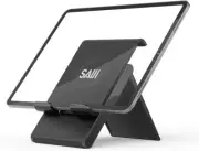 SAIJI Adjustable Tablet Stand Holder Portable Foldable Desktop Stand Dock Compat